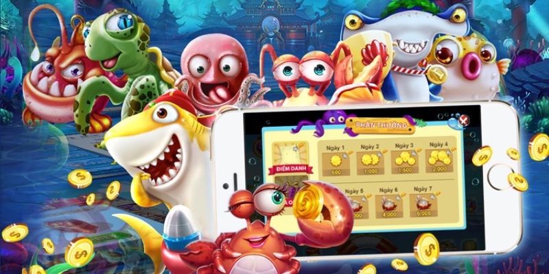 Chơi game bắn cá đổi thẻ cào điện thoại